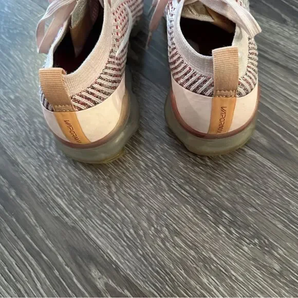 Nike Air Vapormax Flyknit 3 Sunset Tint White Pink AJ6910-602 - Picture 7 of 9